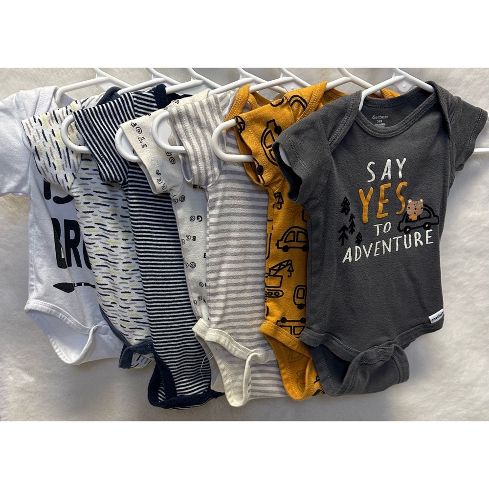 Assorted onesies.